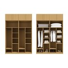 Guarda-roupa Modulado 4 Peças 8 Portas Jade Cabecasa Madeirao