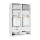 Guarda-roupa Modulado 4 Peças 8 Portas Jade Cabecasa Madeirao