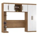 Guarda Roupa Modulado 4 Peças Com Ponte Cabeceira E Mesa De A