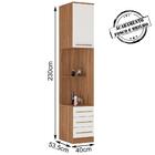 Guarda Roupa Modulado 4 Peças Composição 4 Amendola Branco De