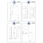 Guarda Roupa Modulado 4 Peças Wood Branco Line