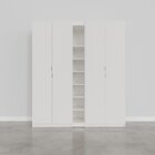 Guarda-roupa Modulado 4 Portas 3 Peças Hera Cabecasa Madeirao