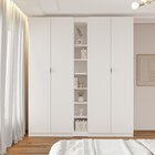 Guarda-roupa Modulado 4 Portas 3 Peças Hera Cabecasa Madeirao
