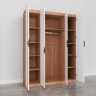 Guarda Roupa Modulado 4 Portas Com Cabideiro Hera Cabecasa Ma