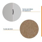 Guarda Roupa Modulado 4 Portas Com Cabideiro Hera Cabecasa Ma