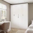 Guarda Roupa Modulado 4 Portas Com Cabideiro Hera Cabecasa Ma