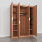 Guarda Roupa Modulado 4 Portas Com Cabideiro Hera Cabecasa Ma