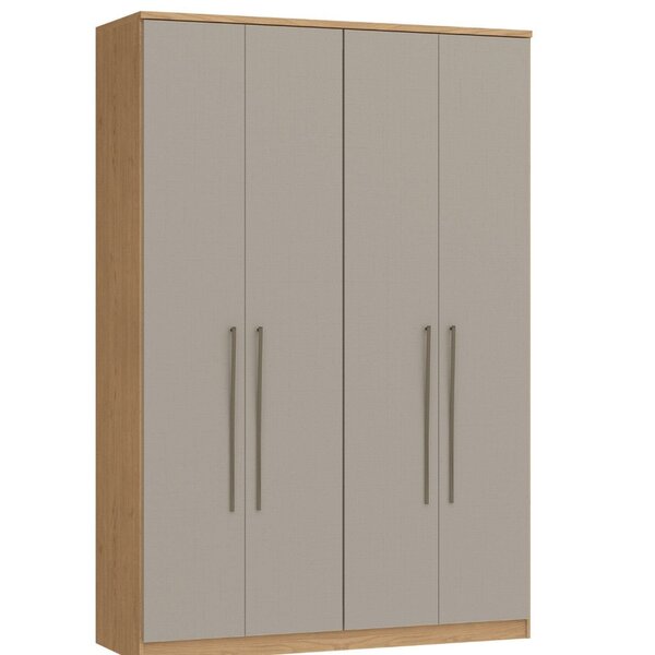 Guarda-roupa Modulado 4 Portas Elegance Angelin / Niquel