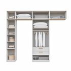 Guarda-roupa Modulado 6 Peças 10 Portas Jade Cabecasa Madeira