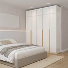Guarda-roupa Modulado 6 Peças 10 Portas Jade Cabecasa Madeira