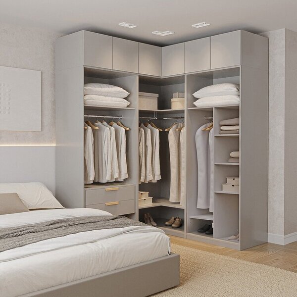 Guarda-roupa Modulado 6 Peças 6 Portas Jade Cabecasa Madeirao