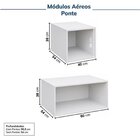 Guarda-roupa Modulado 6 Peças 9 Portas Jade Cabecasa Madeirao