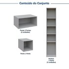 Guarda-roupa Modulado 6 Peças 9 Portas Jade Cabecasa Madeirao