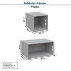 Guarda-roupa Modulado 6 Peças 9 Portas Jade Cabecasa Madeirao