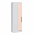 Guarda Roupa Modulado 6 Peças Infinity  Branco Line/blush