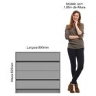 Guarda Roupa Modulado 6 Peças Infinity Branco Line/blush