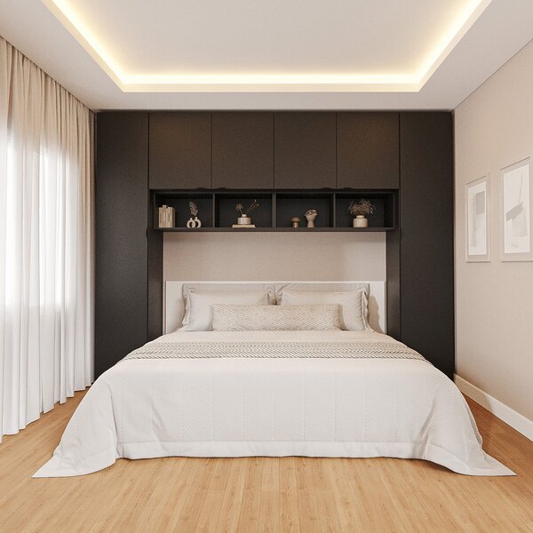 Guarda-roupa Modulado 6 Portas 6 Peças Hera Cabecasa Madeirao