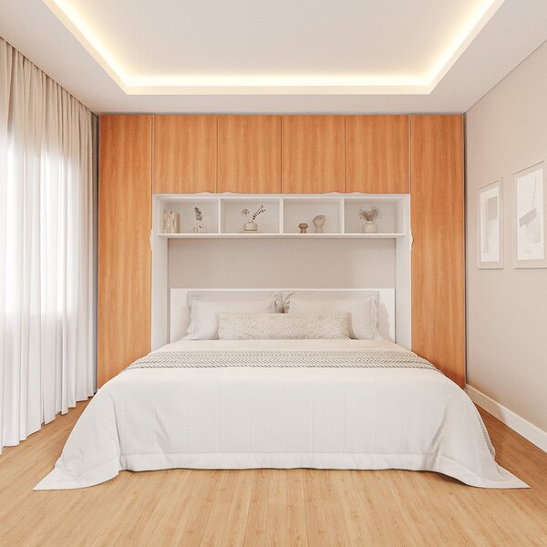 Guarda-roupa Modulado 6 Portas 6 Peças Hera Cabecasa Madeirao