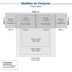 Guarda-roupa Modulado 6 Portas 6 Peças Hera Cabecasa Madeirao