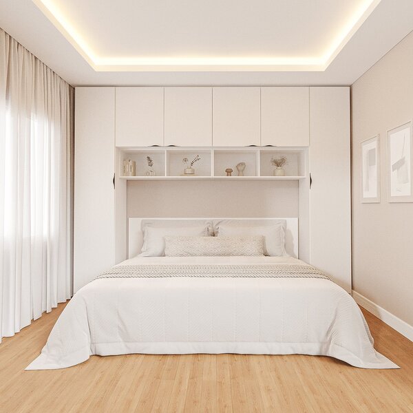 Guarda-roupa Modulado 6 Portas 6 Peças Hera Cabecasa Madeirao