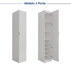 Guarda-roupa Modulado 6 Portas 6 Peças Hera Cabecasa Madeirao