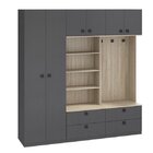 Guarda-roupa Modulado 6 Portas Com Organizador E 4 Gavetas Es