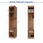 Guarda-roupa Modulado 7 Portas 4 Peças Hera Cabecasa Madeirao