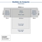 Guarda-roupa Modulado 7 Portas 4 Peças Hera Cabecasa Madeirao