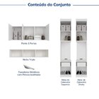 Guarda-roupa Modulado 7 Portas 4 Peças Hera Cabecasa Madeirao