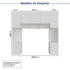 Guarda-roupa Modulado 7 Portas 4 Peças Hera Cabecasa Madeirao