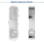 Guarda-roupa Modulado 7 Portas 4 Peças Hera Cabecasa Madeirao