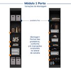Guarda-roupa Modulado 7 Portas 5 Peças Hera Cabecasa Madeirao