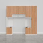 Guarda-roupa Modulado 7 Portas 5 Peças Hera Cabecasa Madeirao