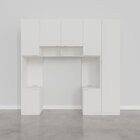 Guarda-roupa Modulado 7 Portas 5 Peças Hera Cabecasa Madeirao