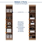 Guarda-roupa Modulado 7 Portas 5 Peças Hera Cabecasa Madeirao
