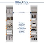 Guarda-roupa Modulado 7 Portas 5 Peças Hera Cabecasa Madeirao