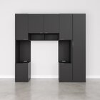 Guarda-roupa Modulado 7 Portas 5 Peças Hera Cabecasa Madeirao