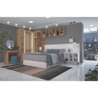 Guarda Roupa Modulado 8 Peças Infinity  Macadâmia/blanc