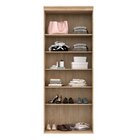 Guarda Roupa Modulado 90cm 2 Portas Com Espelho 5 Prateleiras