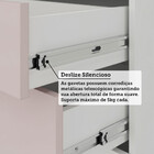 Guarda Roupa Modulado 90cm 2 Portas E 4 Gavetas Alpes Luciane