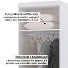 Guarda Roupa Modulado 90cm 2 Portas E 4 Gavetas Alpes Luciane