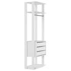 Guarda-roupa Modulado Alberta 3 Gv Branco
