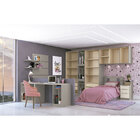 Guarda-roupa Modulado C/ Espelho12 Peças Solteiro Elegance-ca