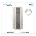 Guarda Roupa Modulado Canto 1 Porta Doce Vida Santos Andirá