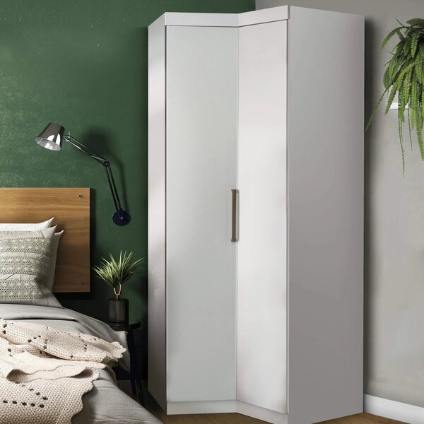 Guarda Roupa Modulado Canto 2 Portas 2 Gavetas Sauá Yescasa B