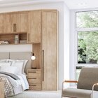 Guarda Roupa Modulado Canto 45º 1 Porta 2 Cabideiros 3 Pratel