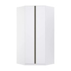 Guarda Roupa Modulado Canto Closet 2 Portas 7 Prateleiras 111