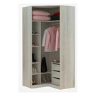 Guarda Roupa Modulado Canto Closet 2 Portas E 7 Prateleiras 1