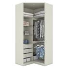 Guarda Roupa Modulado Canto Closet Predileto 2 Portas - Móvei