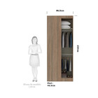 Guarda Roupa Modulado Canto Reto 1 Porta 86,50cm Slim Luciane